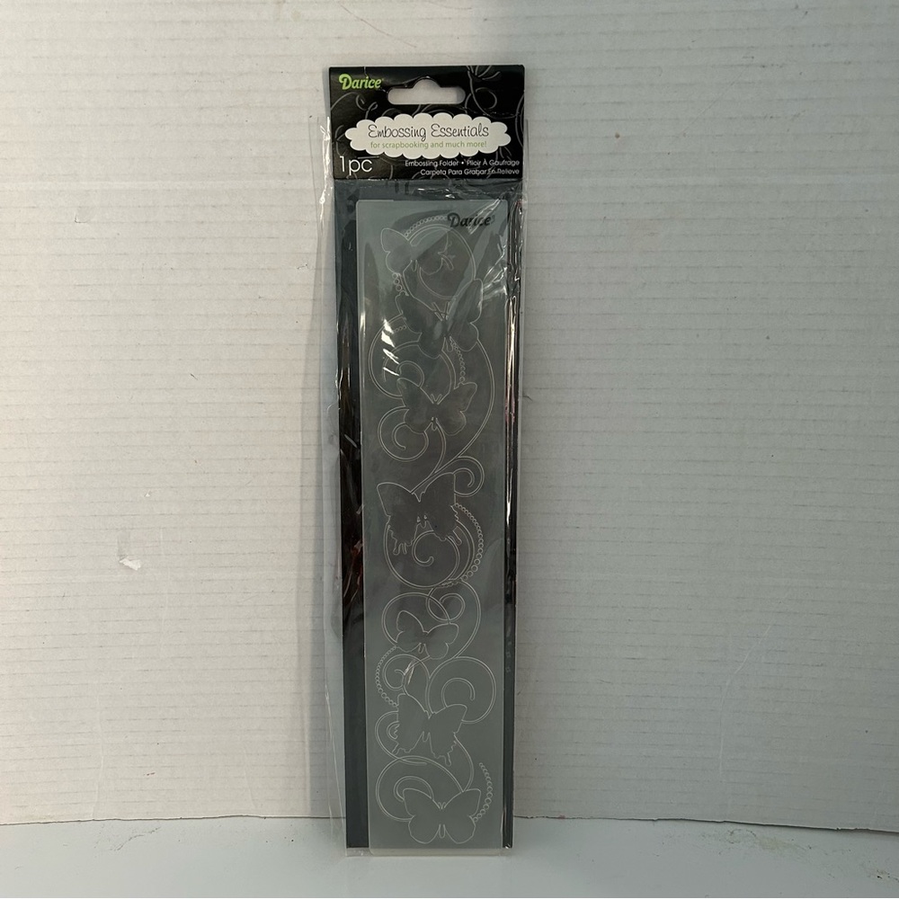 Darice 12 inches embossing border - BUTTERFLIES
